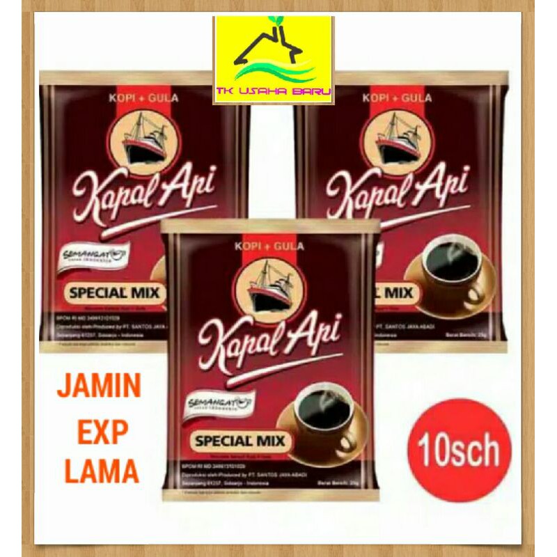 

Kapal Api Mix 1 Renceng 10 Sachet X 25 Gr