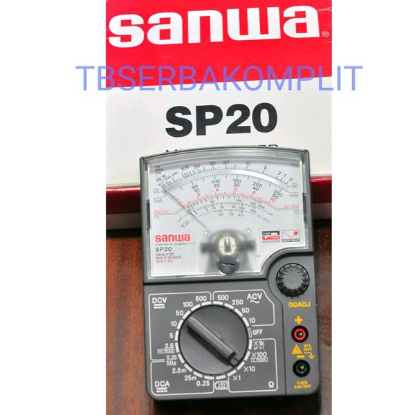 Sanwa SP-20 Made In Japan DC High Voltage Temperature Analog Multimeter Multitester Analogue SP20