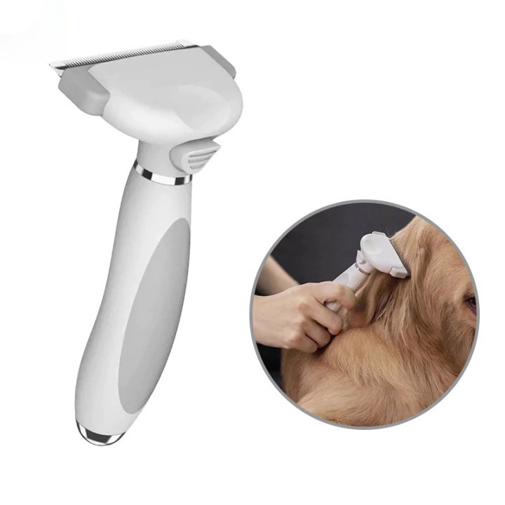 Pawbby Sisir Bulu Binatang Peliharaan Hair Removal Comb Pet Grooming Tool