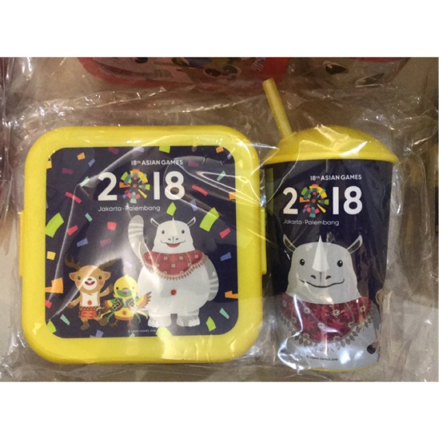 Official Merchandise Asian Games 2018 - Lunch box set