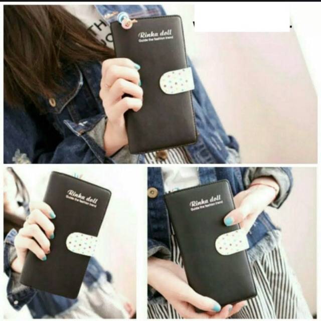 DOMPET RINKA DOLL A1 Promo Dompet Wanita Lucu Elegan Bahan Taiga Ukuran 19x9| MORYMONY DOMPET NONAME