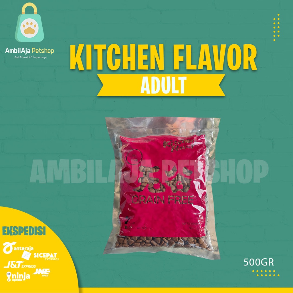 KITCHEN FLAVOR - Premium Cat Food For Adult 500gr