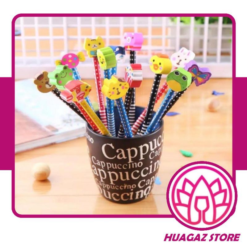 

Pensil Fancy + Penghapus Karakter Lucu