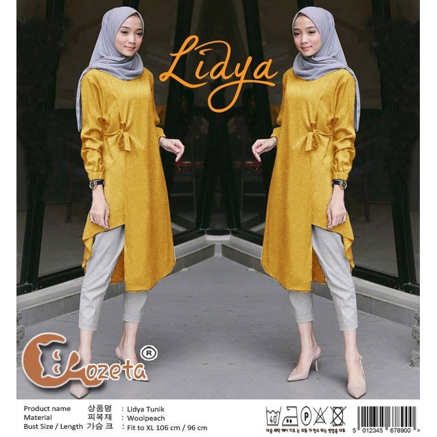 TUNIK LIDYA 4 WARNA