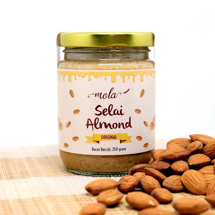 

MOLA ALMOND BUTTER / SELAI ALMOND 100% NATURAL - ORIGINAL ASIN