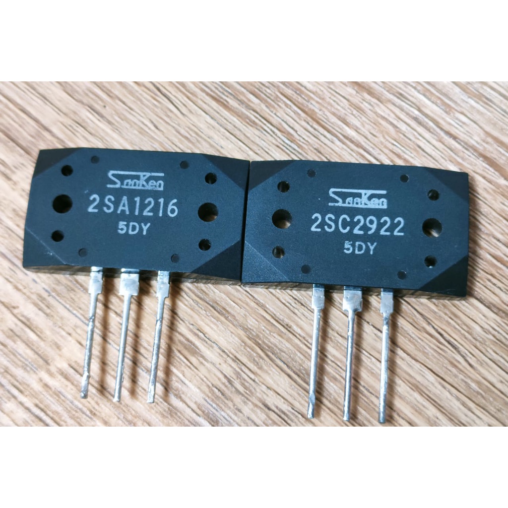Transistor Sanken 5DY 2SA1216 dan 2SC2922 RRT