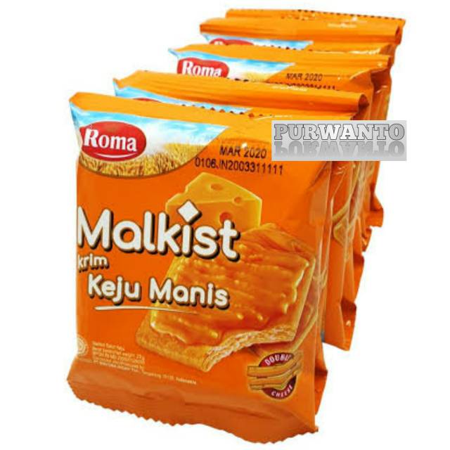 

Roma Malkist Keju Manis sachet (23g x 10pcs)