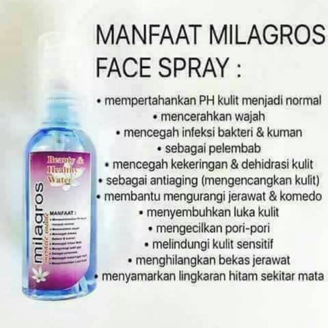 Face Spray Milagros Shopee Indonesia