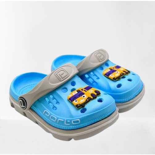 Sandal slop baim anak tali belakang karakter tayo