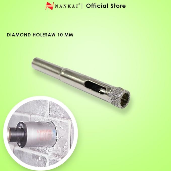 Nankai Mata Bor Pembolong Kaca / Diamond Holesaw 10mm nankait67 Kualitas Baik