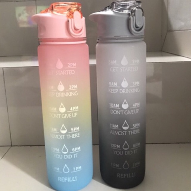 Botol 1liter dengan sedotan