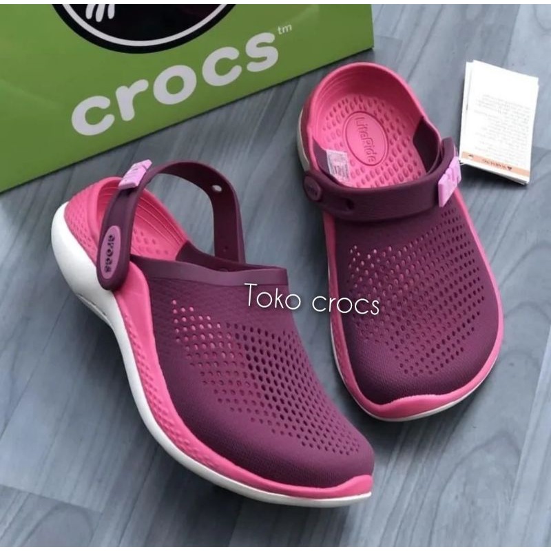 Viral  Crocs Literide 360 / Crocs Literide 360 Clog Woman / Sandal Wanita Pria Crocs Literide
