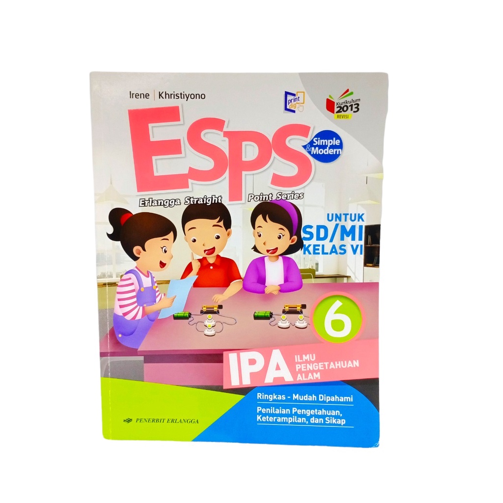ESPS IPA Kelas 6 SD/MI Penerbit Erlangga