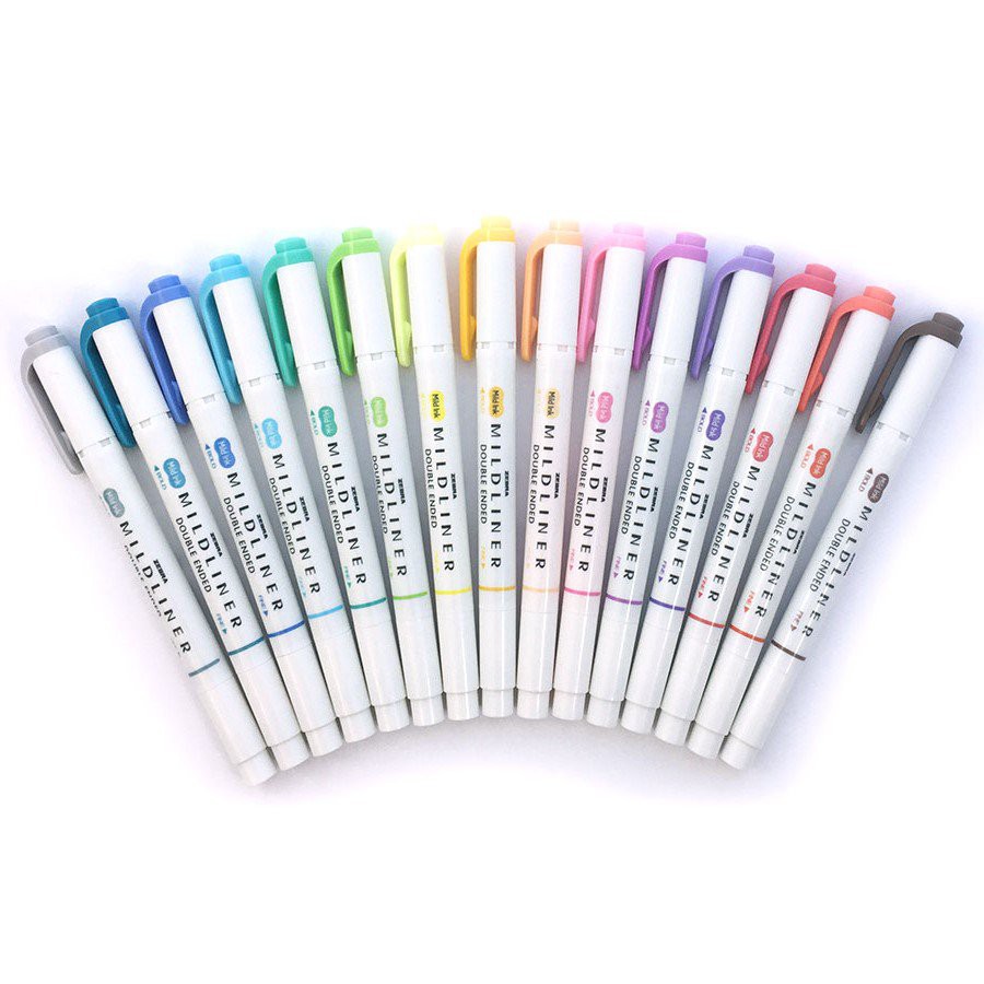 

Mildliner Zebra Bold Tip & Fine Tip 4.0 mm & 1.0 mm - 1.4 mm