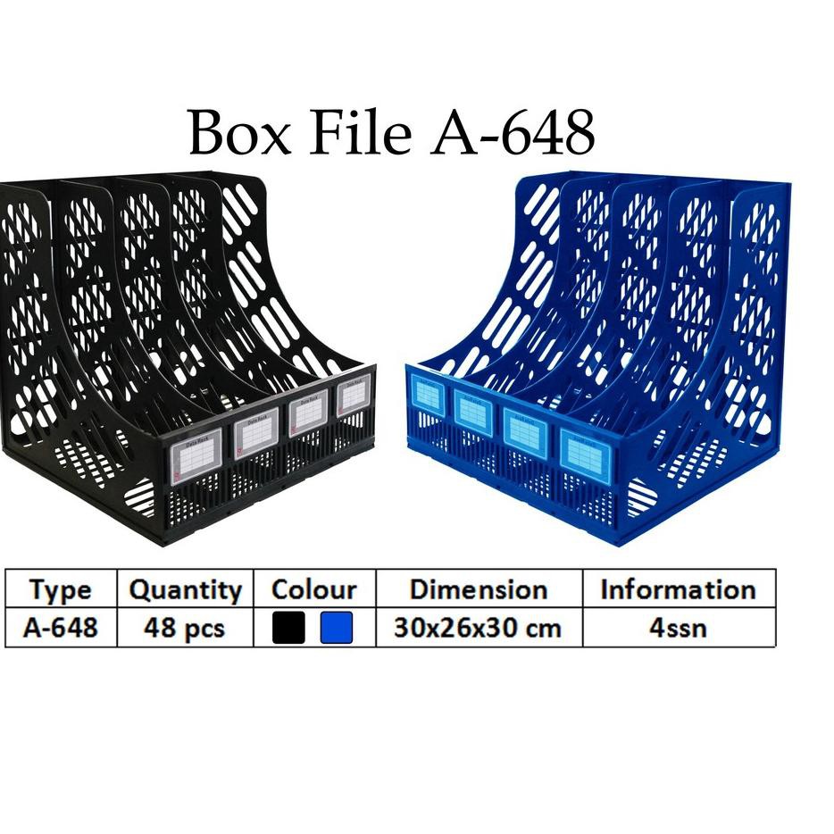 

Murah KEB SOS Box File 4 susun MICROTOP A-648 / Box File Plastik / Box Keranjang DB Best Produk｀