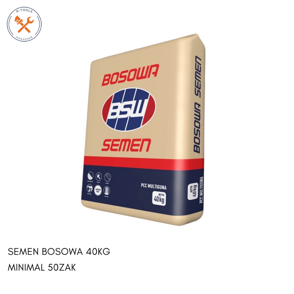 Semen Bosowa 40kg / Pembelian Minimal 50zak