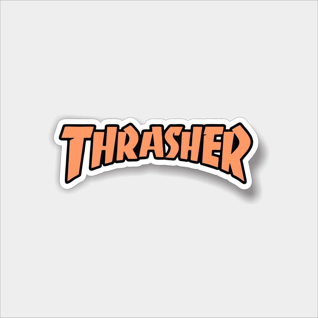 

Stiker Sticker Case thrasher Phone Logo Brand distro Skate Surf Band Aesthetic Termurah Pop Art Clothing Basic Daily Tumblr Laptop HP Casing Striping Tempel Label Merk Dinding Graftac Vinyl High Quality decal