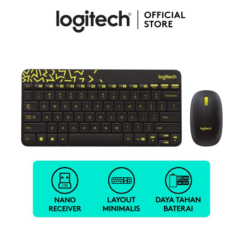Logitech MK240 Keyboard Komputer