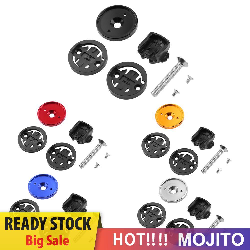MOJITO MTB Road Bike Computer Holder Stem Top Cap Stopwatch GPS Speedometer Mount