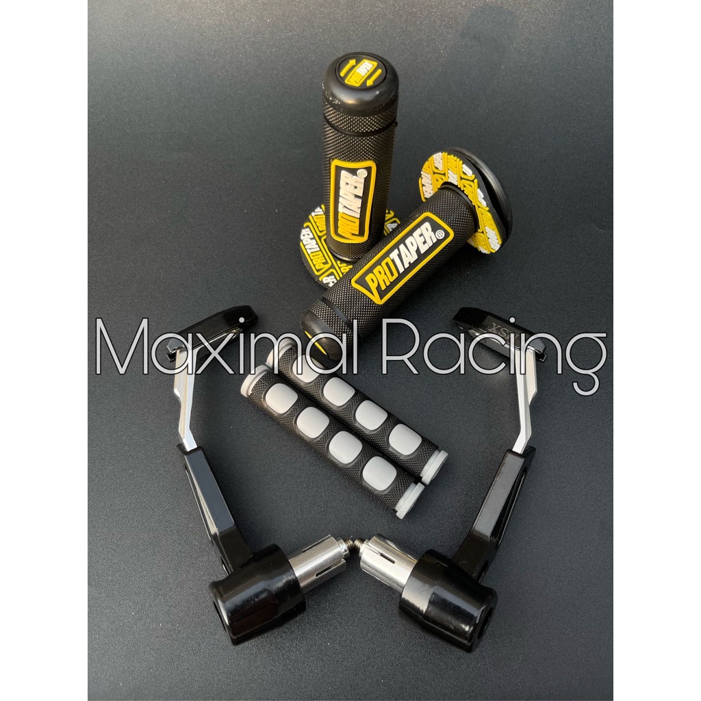 PAKET ACC STANG proguard robot + handgrip Protaper + karet handle 3in1 universal bisa buat semua motor