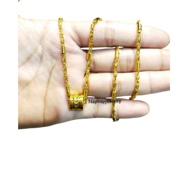 kalung bambu+liontin (koin 91)