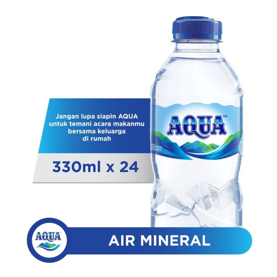 

AQUA Air Mineral 330ml (24 botol)
