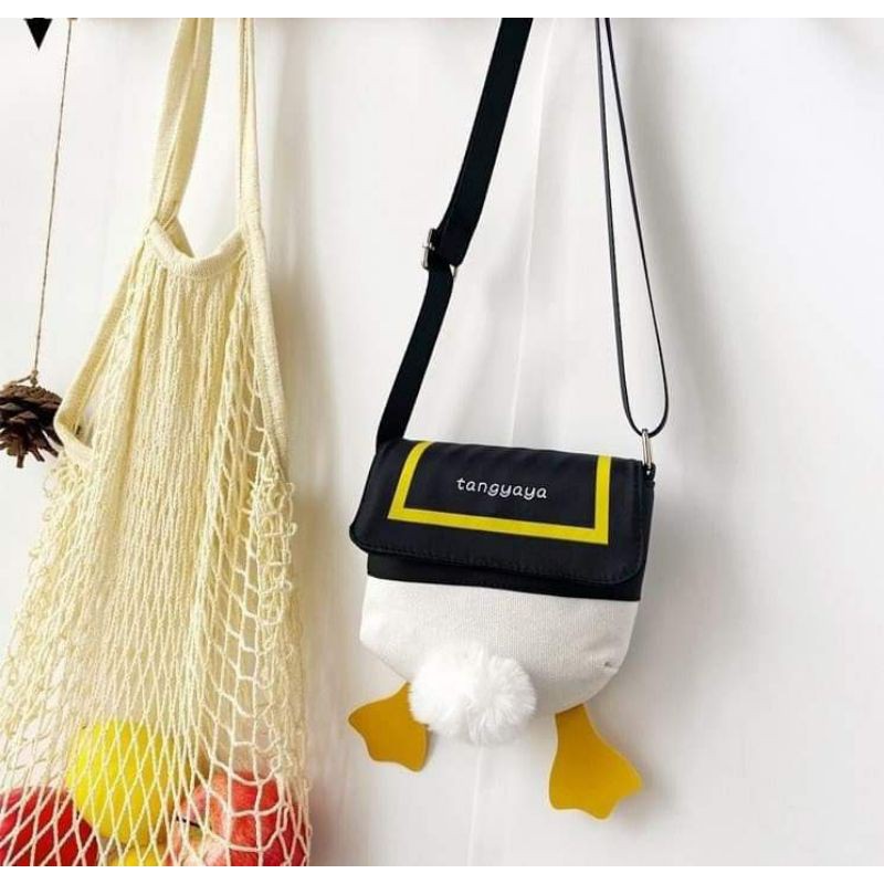 Tas Selempang Anak Peremluan Donald  Duck Import BAG858