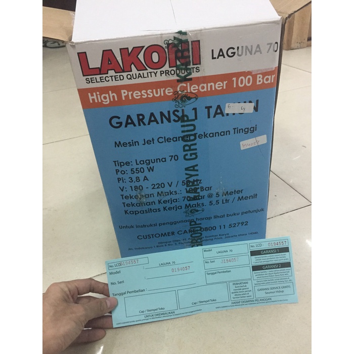 JET CLEANER LAGUNA 70  STEAM CUCI AC LAGUNA 70  LAGUNA 70 LAKONI