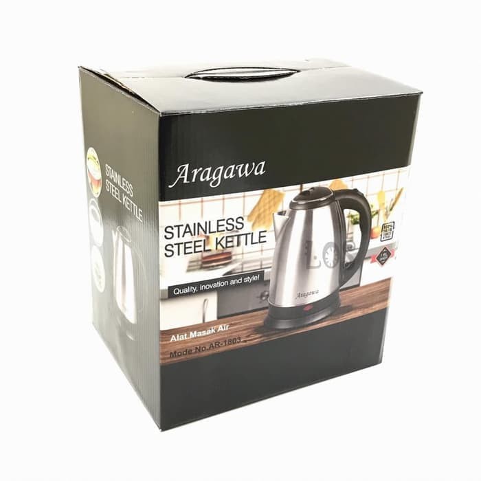 Teko Listrik ARAGAWA Electric Kettle Pemanas Pemasak Air Kopi teh