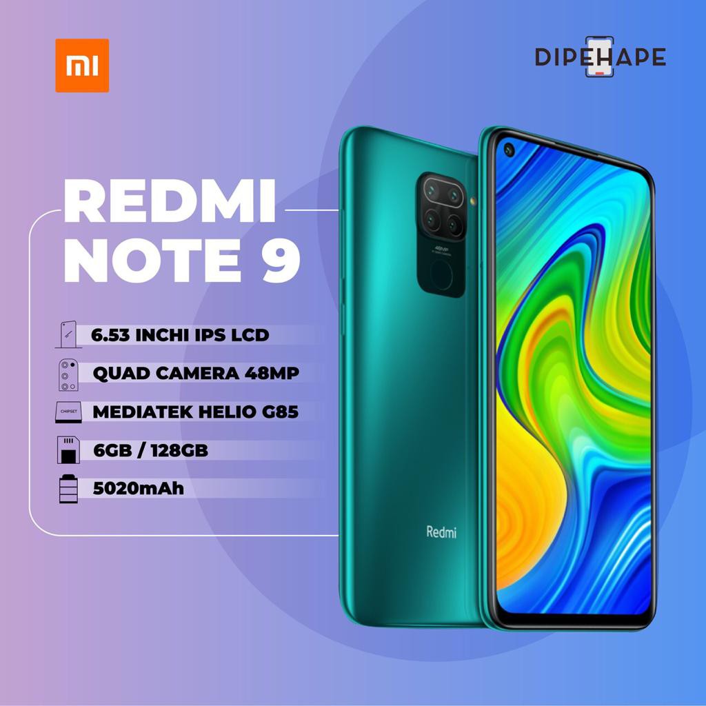 Jual Xiaomi Redmi Note 9 6/128 GB GARANSI RESMI | Shopee Indonesia