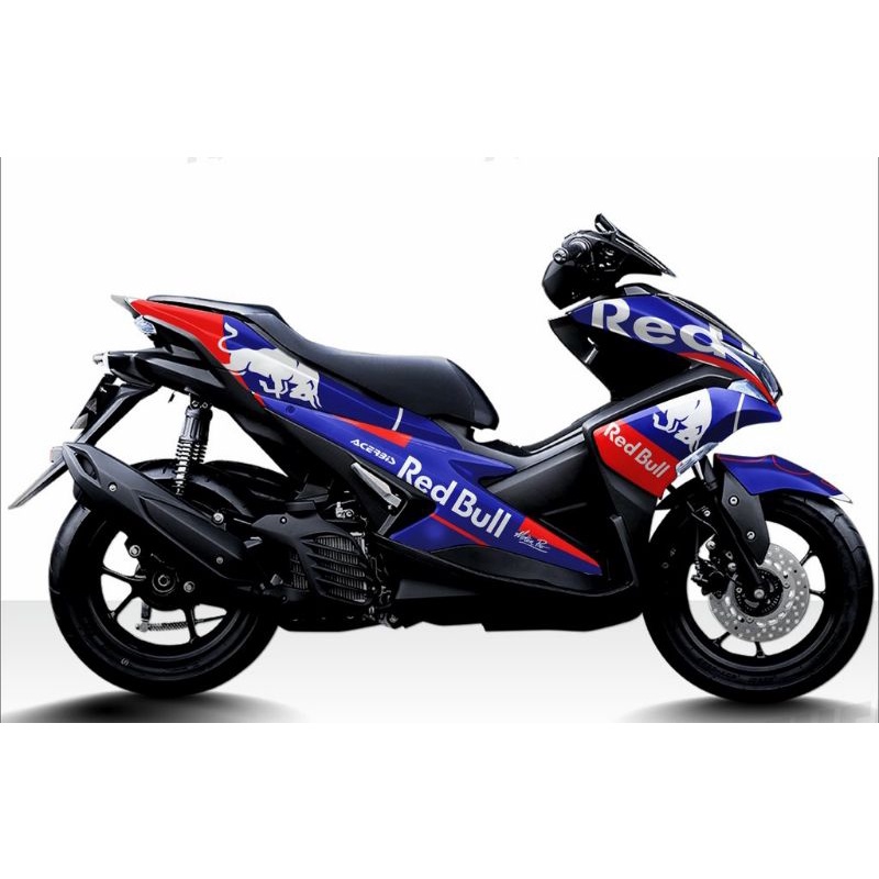 Decal aerox 155 full body laminasi glossy dn doff Striping motor aerox 155 Stiker variasi motor