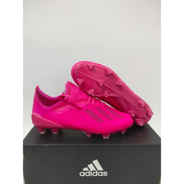 SEPATU SEPAK BOLA ADIDAS X 19.1 FULL PINK FG