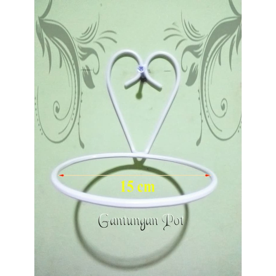 Gantungan Pot 12-15 cm / Gantungan Pot Bunga  /gantungan pot dinding / Gantungan Pot Tanaman Dinding