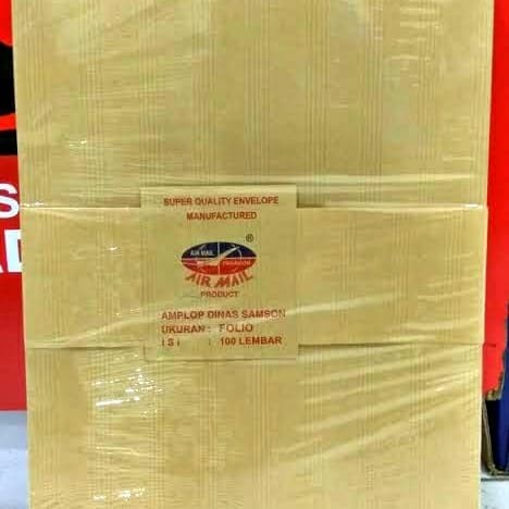 

MENYURAT-SURAT- AMPLOP COKLAT FOLIO AIRMAIL -SURAT-MENYURAT.