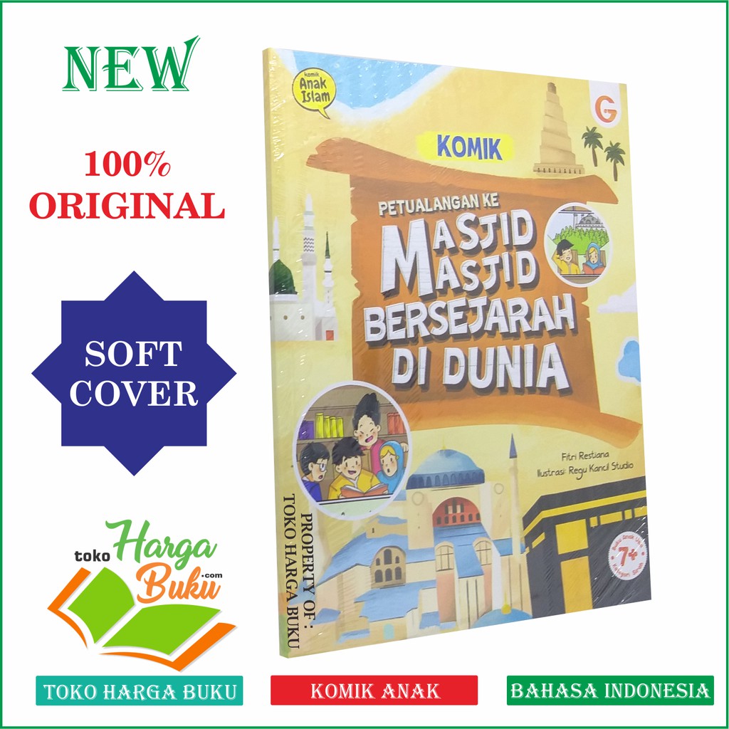 Komik Petualangan ke Masjid-Masjid Bersejarah di Dunia - Penerbit Gema Insani Press