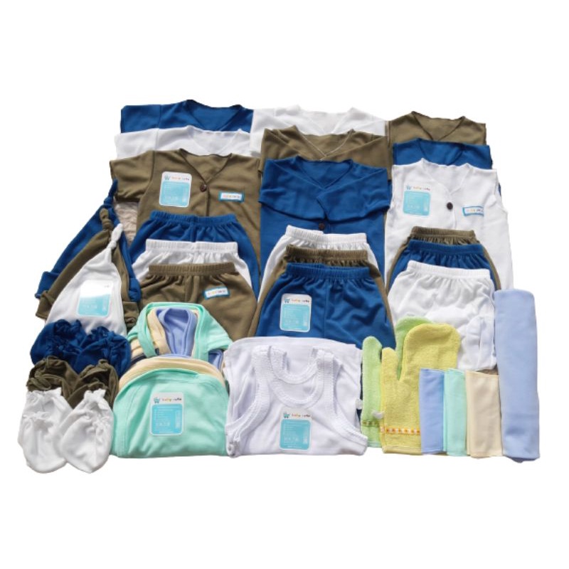 Paket Hemat Perlengkapan Bayi bajubayi celana bayi popok bayi singlet Bedong  Kado 39pcs SNI-Japanese 39 jumbo L