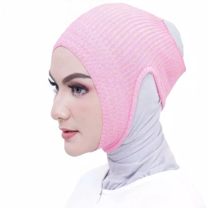 Ciput Rajut Premium Inner Rajut Anti Pusing Anti Budeg Inner Wudhu Pasar Hija'b