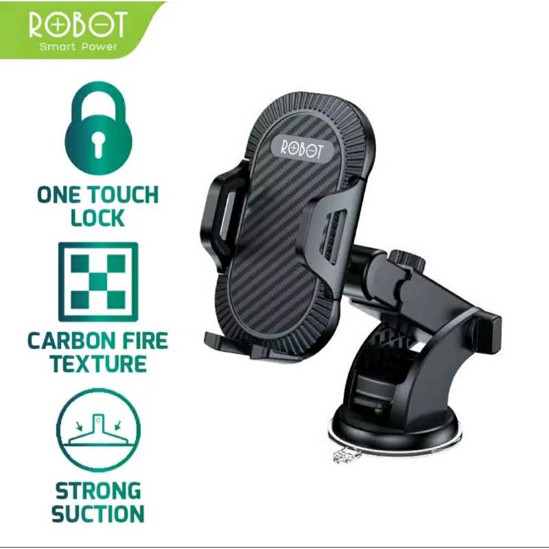 Holder mobil/car holder/holder hp/standing hp(mobil) ROBOT RT-CH12 (kaca/dasbord)