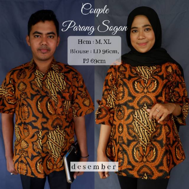 Batik Couple Parang Sogan