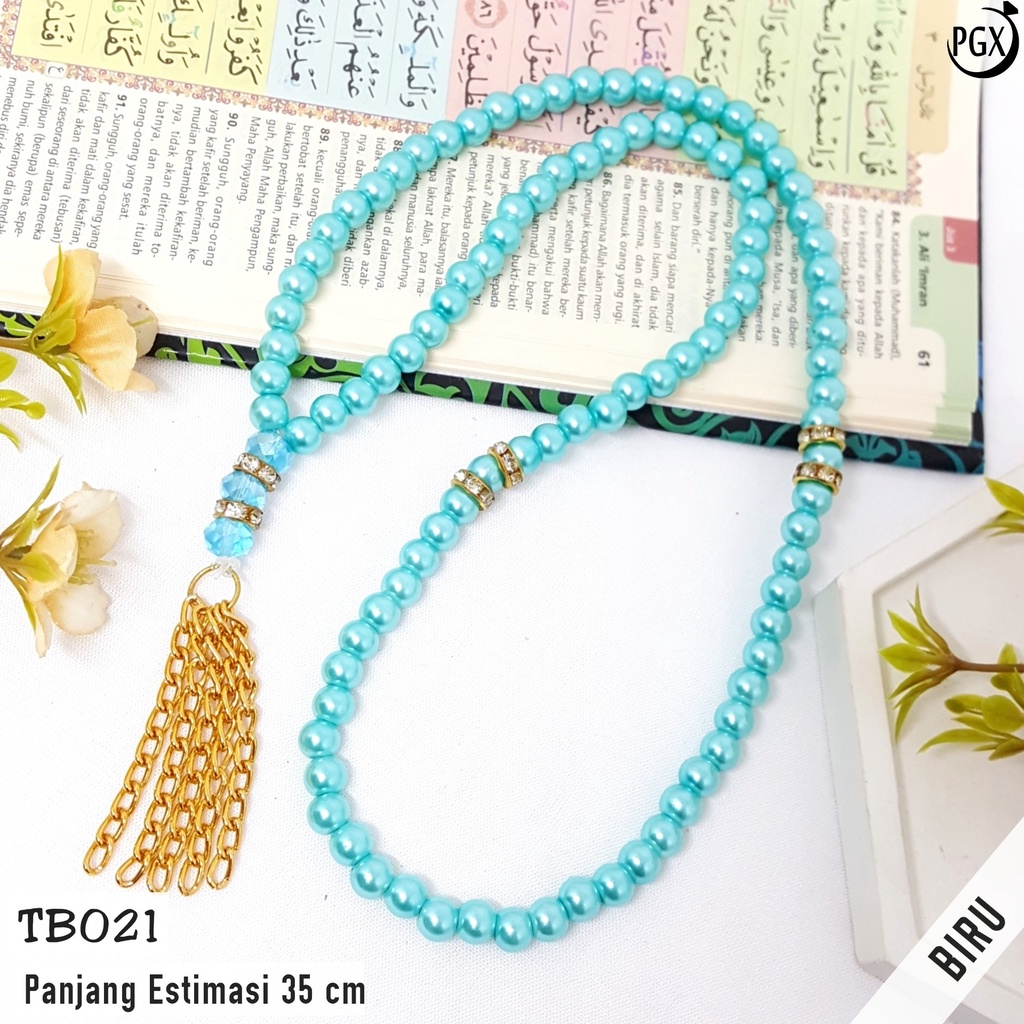 PGX Tasbih Mutiara / Kristal Mewah 99 Butir Fashion Muslim TB021