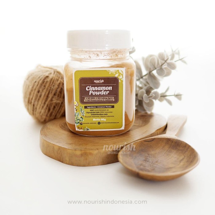

ds001vv Nourish Indonesia, Cinnamon Powder 80 Gr Fsfs201