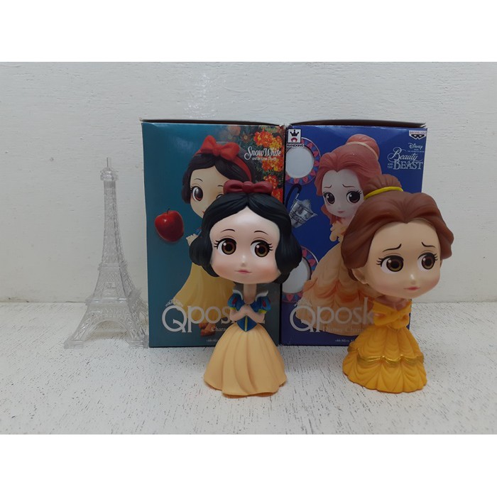 Pajangan Dashboard Mobil Princess Belle &amp; Snow White