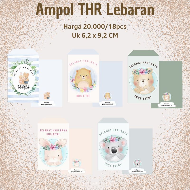 

amplop lebaran / angpau lebaran / amplop idul fitri