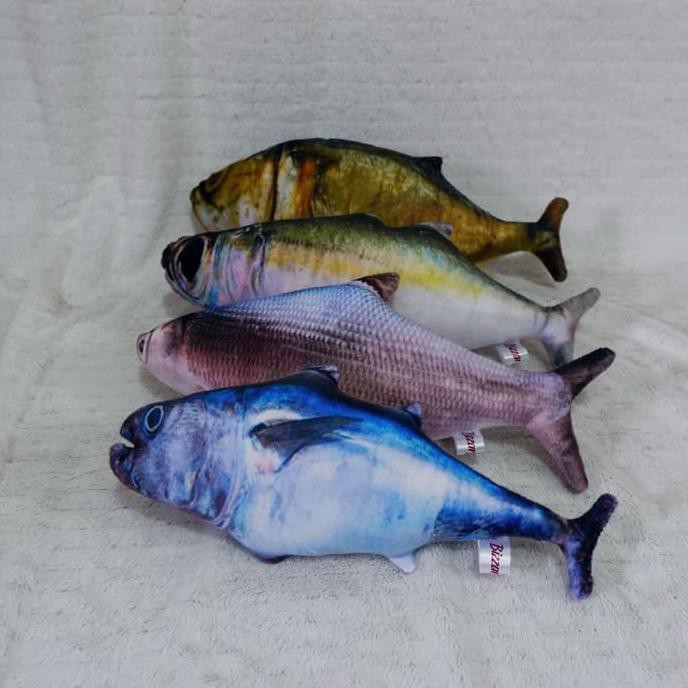 Terbaru Bantal Ikan Asin Bantal Unik Bantal Boneka Ikan Asin Size S Ayo Beli