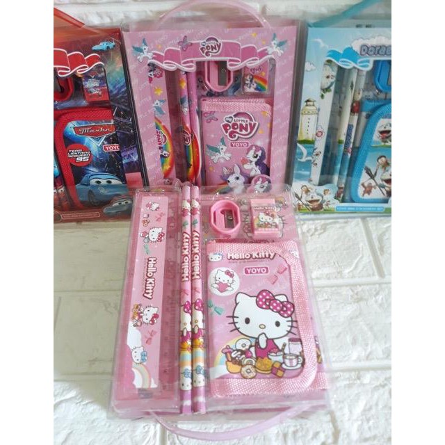 Set Alat tulis Anak / Study Set Dompet YoYo 8006