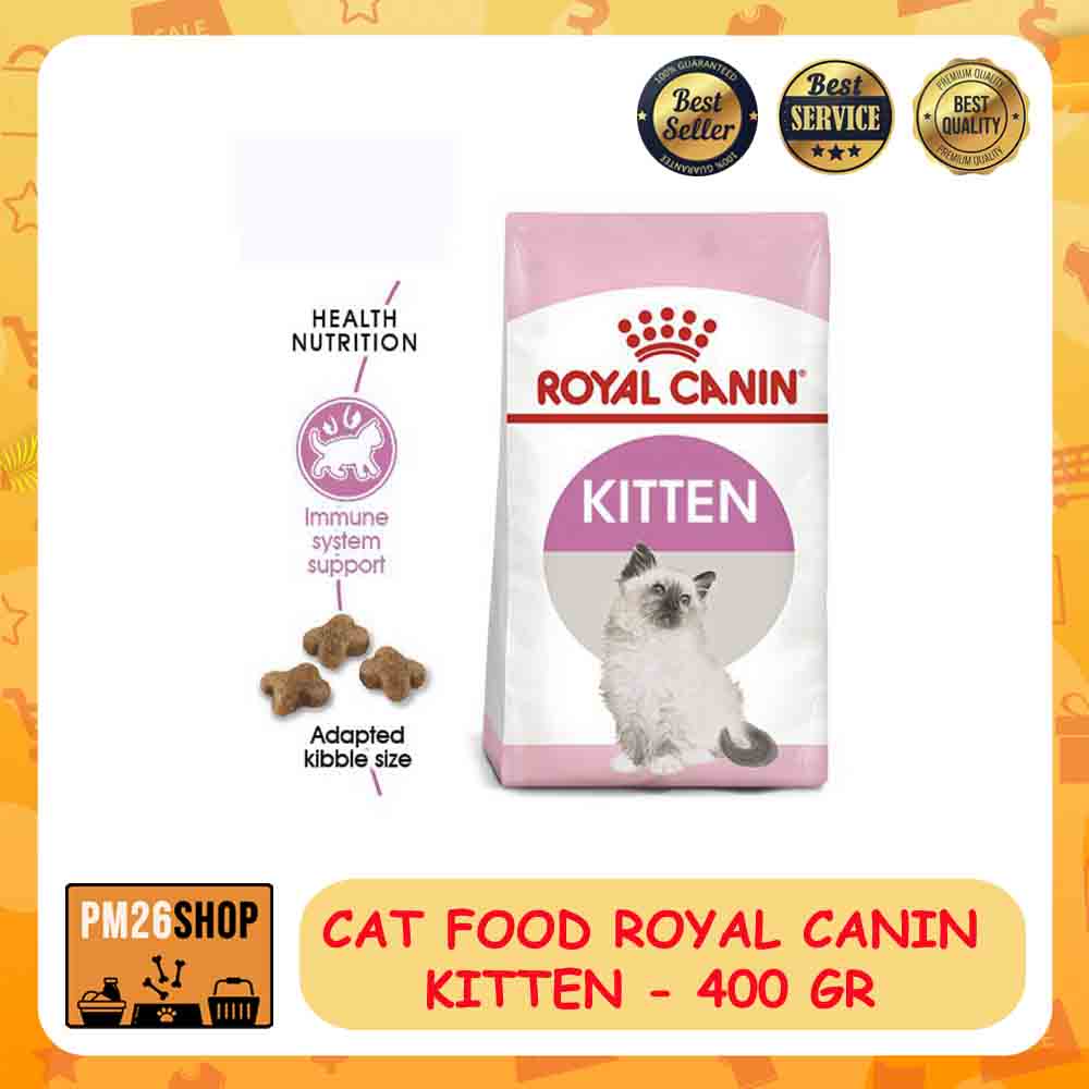 MAKANAN KUCING CAT FOOD ROYAL CANIN KITTEN 400 GR