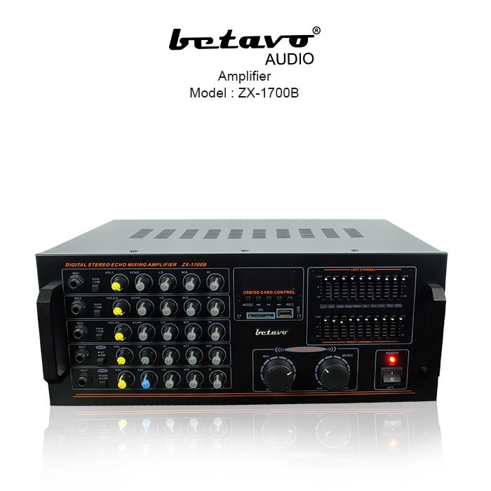 AMPLIFIER BETAVO ZX 1700B PROFESSIONAL DIGITAL MIXING AMPLIFIER