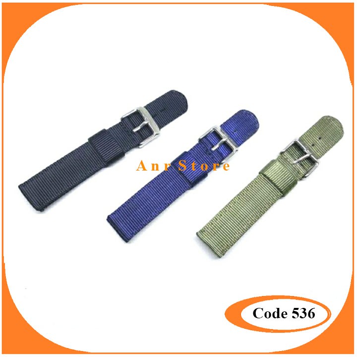 Tali Jam Tangan Kanvas Swiss Army 18 mm