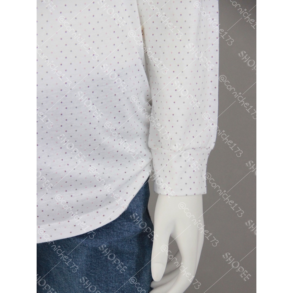 Corniche Sarina Polka Tee Off White - TK231445