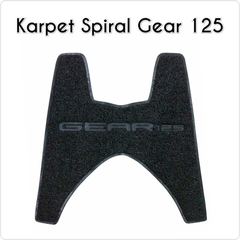 TERMURAH KARPET SPIRAL MATIC YAMAHA MIO GEAR 125 DAN FAZZIO ORIGINAL GMA PRODUCT / Nemo Karpet Spiral Yamaha Mio Gear 125 Fazzio Original GMA Product Visor Mio Gear free Double Tape